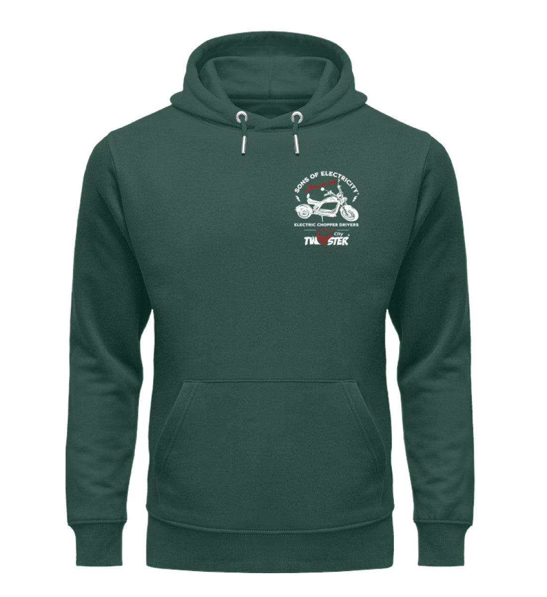 Organic Premium E-Chopper Hoodie: SONS OF ELECTRICITY - Born