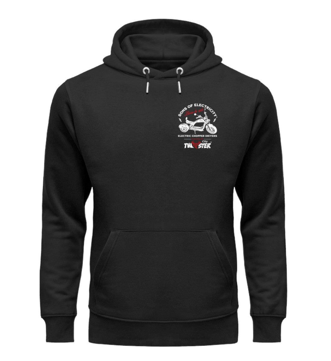 Organic Premium E-Chopper Hoodie: SONS OF ELECTRICITY - Born