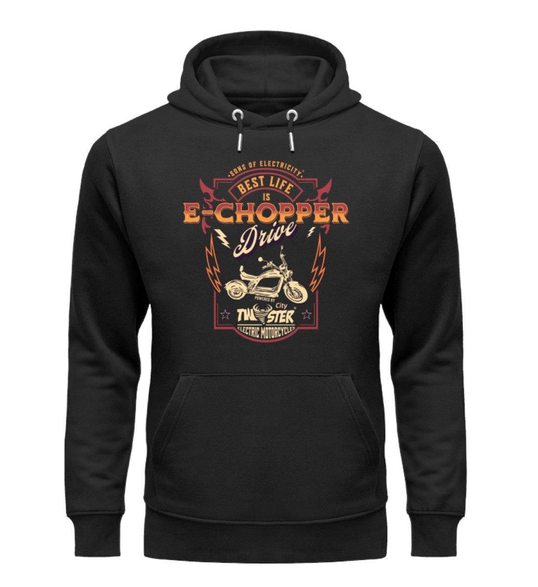 Organic Premium E-Chopper Hoodie: Sons of Electricity - City