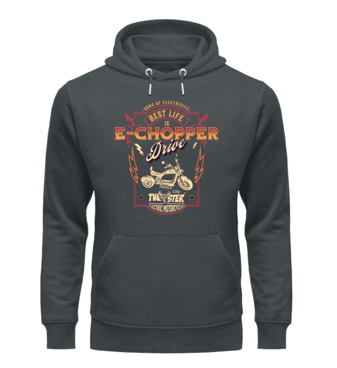 Organic Premium E-Chopper Hoodie: Sons of Electricity - City