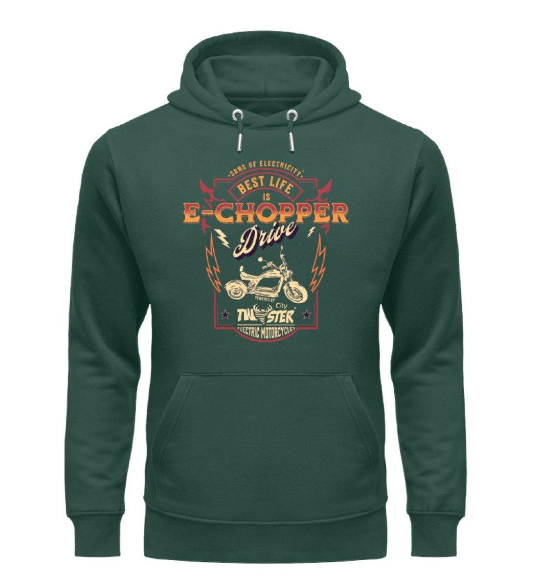 Organic Premium E-Chopper Hoodie: Sons of Electricity - City