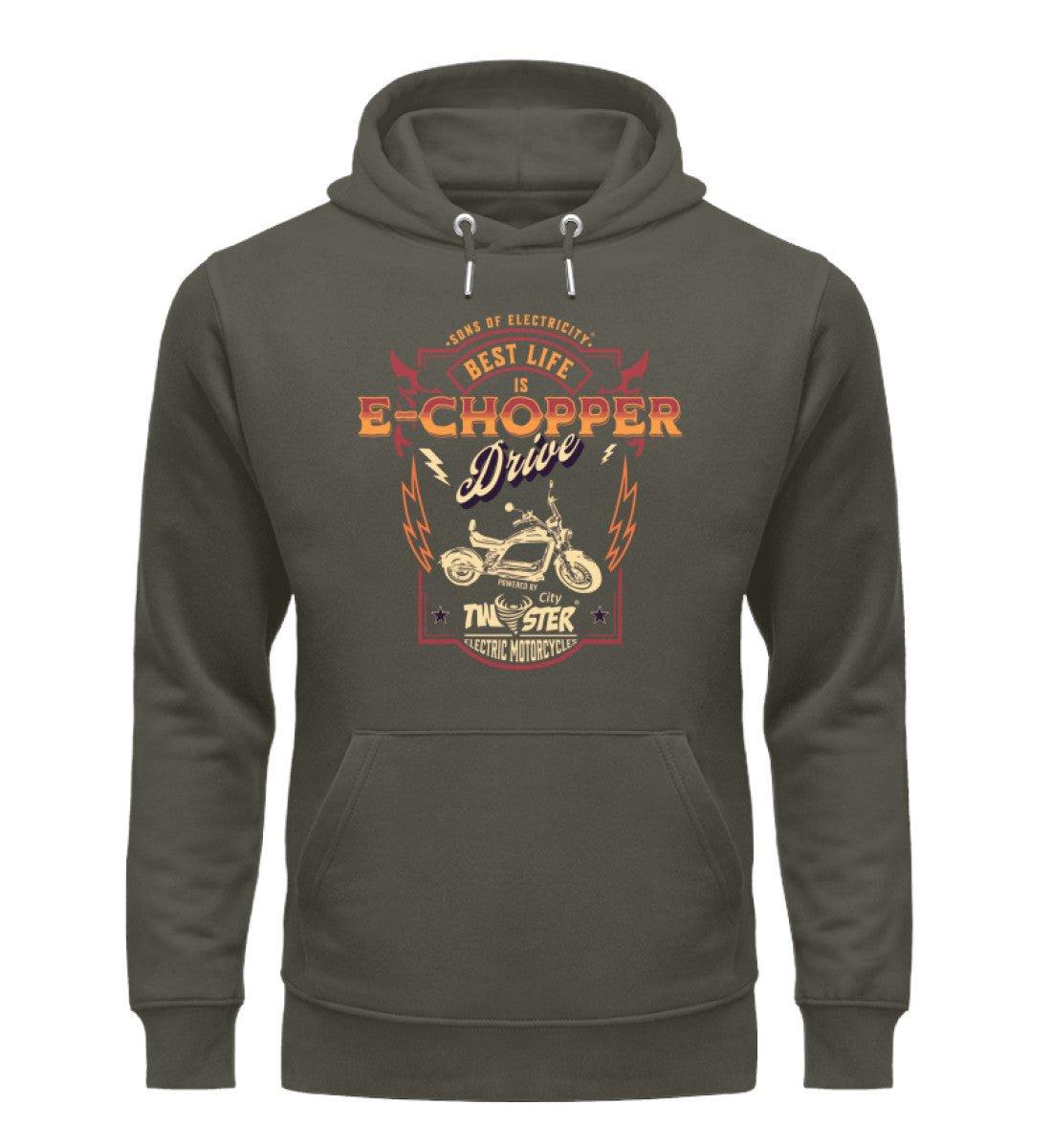 Organic Premium E-Chopper Hoodie: Sons of Electricity - City