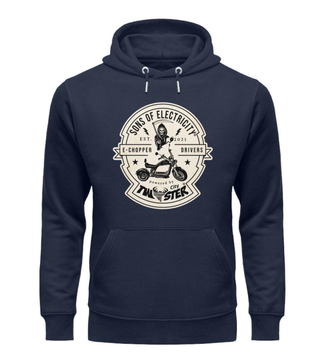 Organic Premium E-Chopper Hoodie: SONS OF ELECTRICITY –