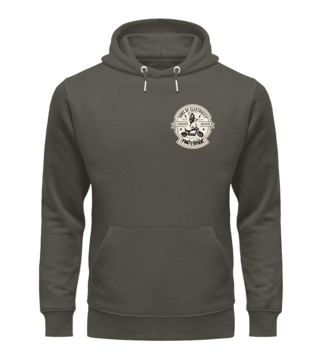 Organic Premium E-Chopper Hoodie: SONS OF ELECTRICITY –
