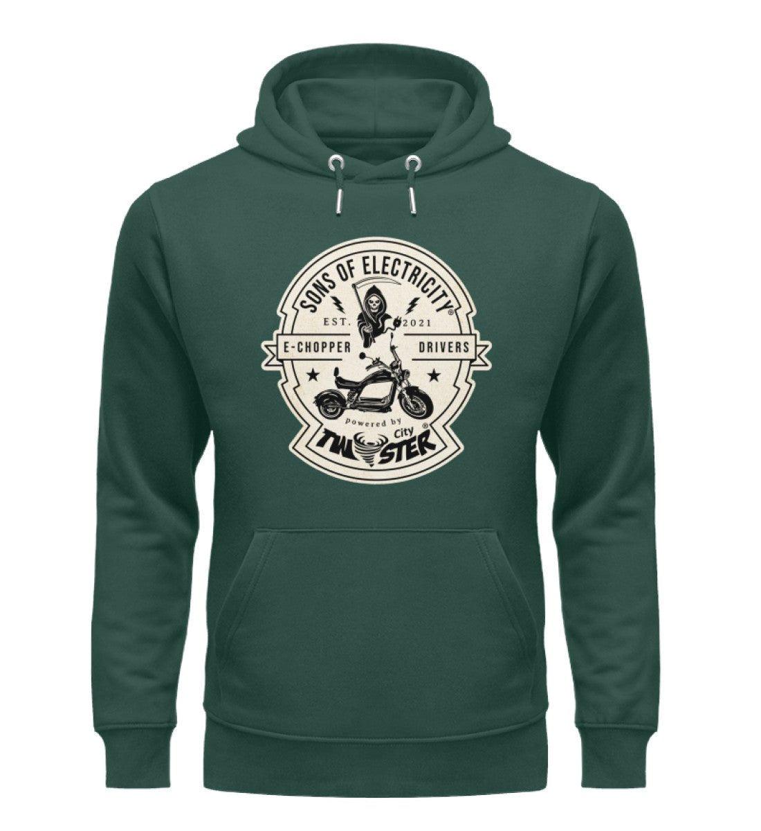 Organic Premium E-Chopper Hoodie: SONS OF ELECTRICITY –
