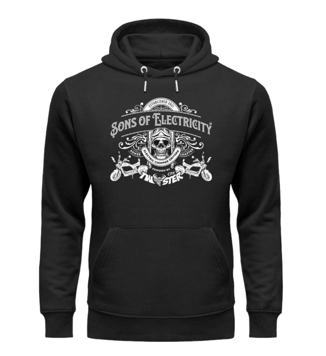 Organic Premium E-Chopper Hoodie: SONS OF ELECTRICITY –