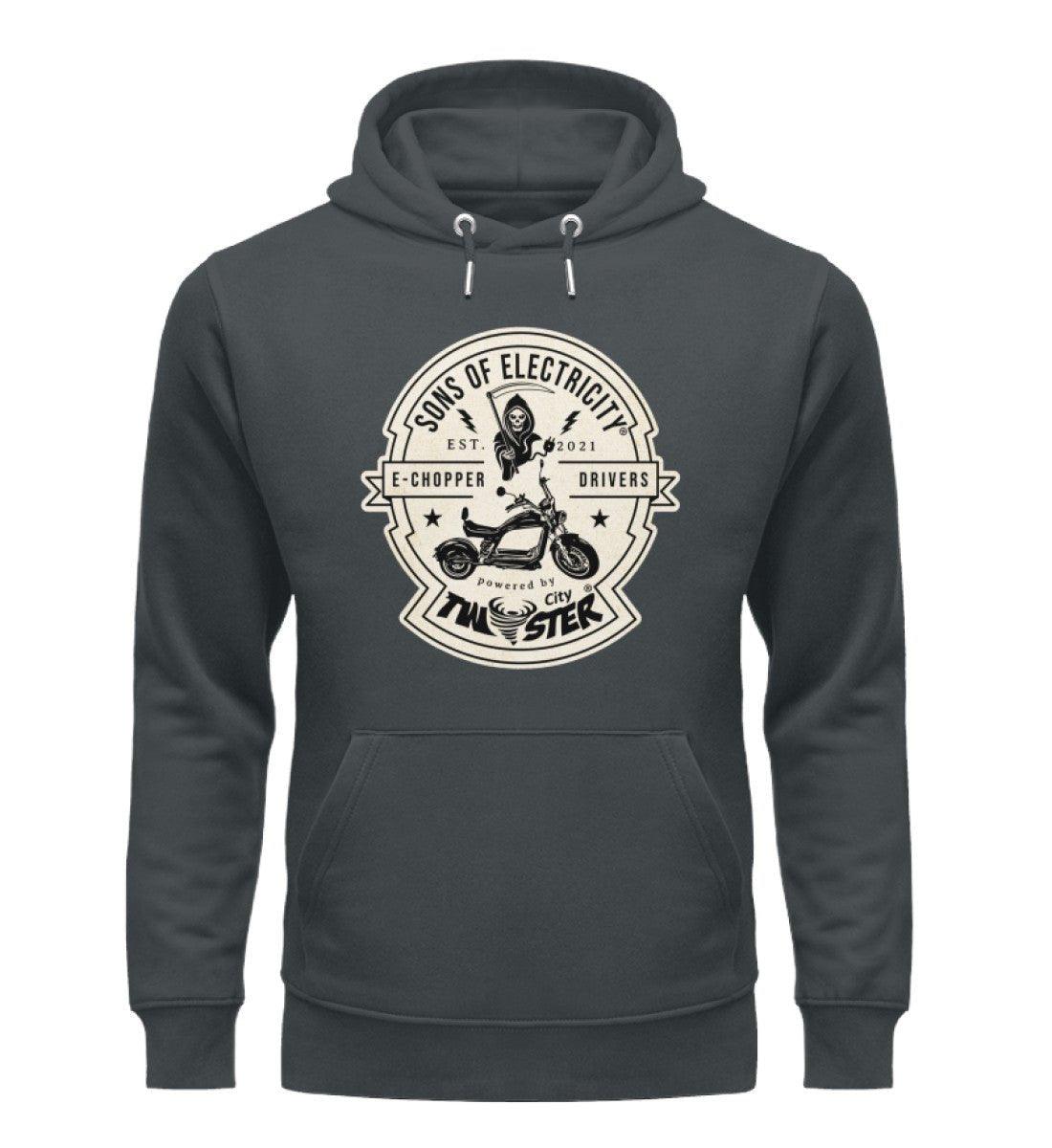 Organic Premium E-Chopper Hoodie: SONS OF ELECTRICITY –
