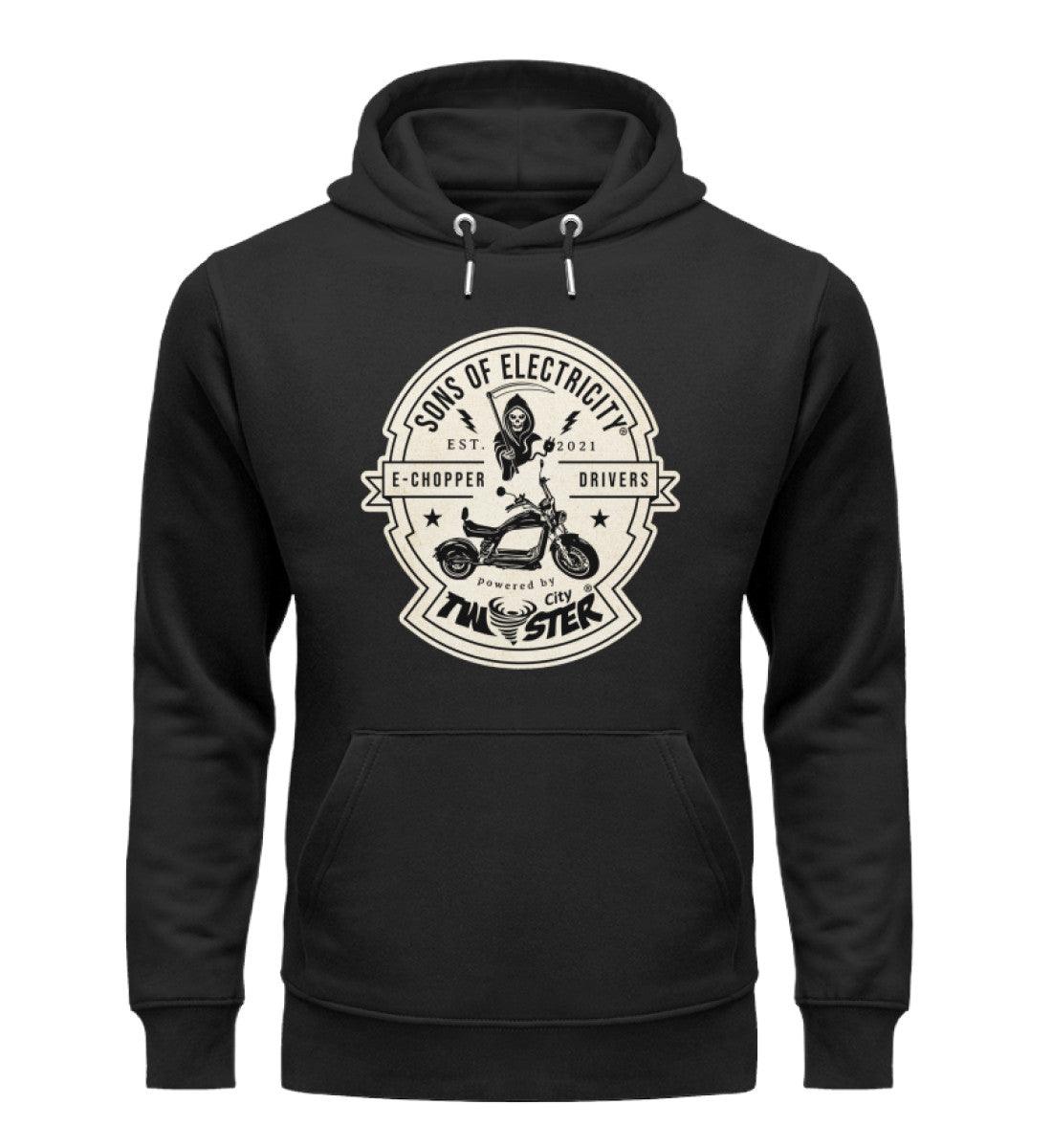 Organic Premium E-Chopper Hoodie: SONS OF ELECTRICITY –