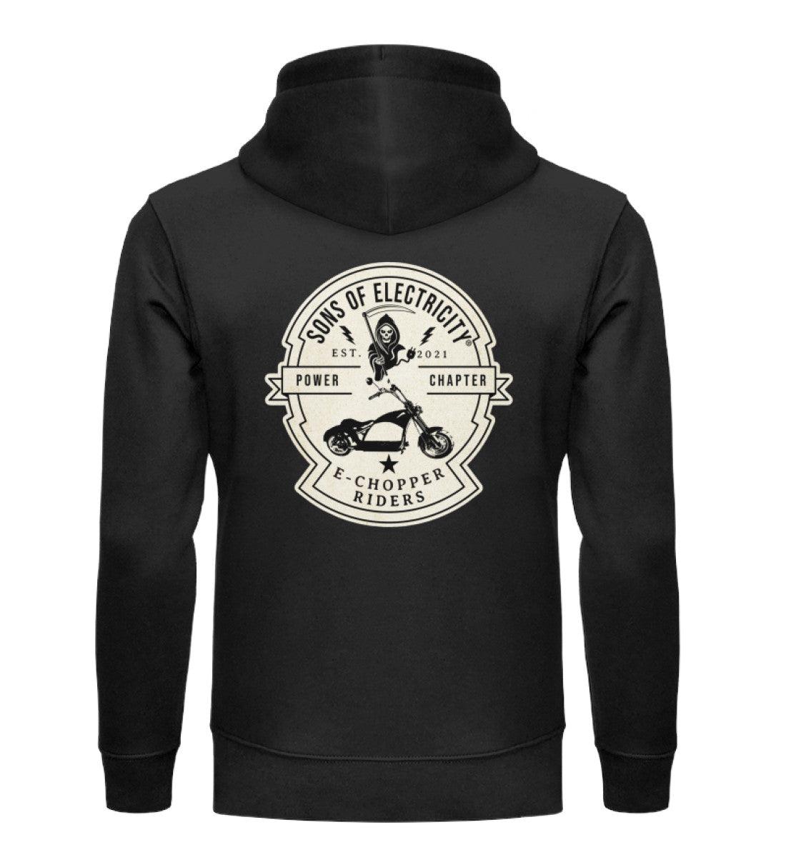 Organic Premium E-Chopper (1) Hoodie: SONS OF ELECTRICITY -