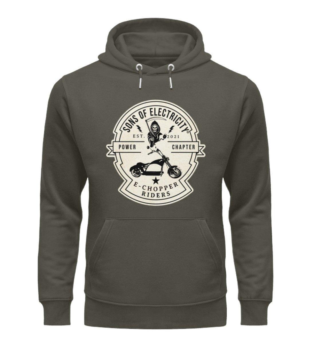 Organic Premium E-Chopper (1) Hoodie: SONS OF ELECTRICITY -