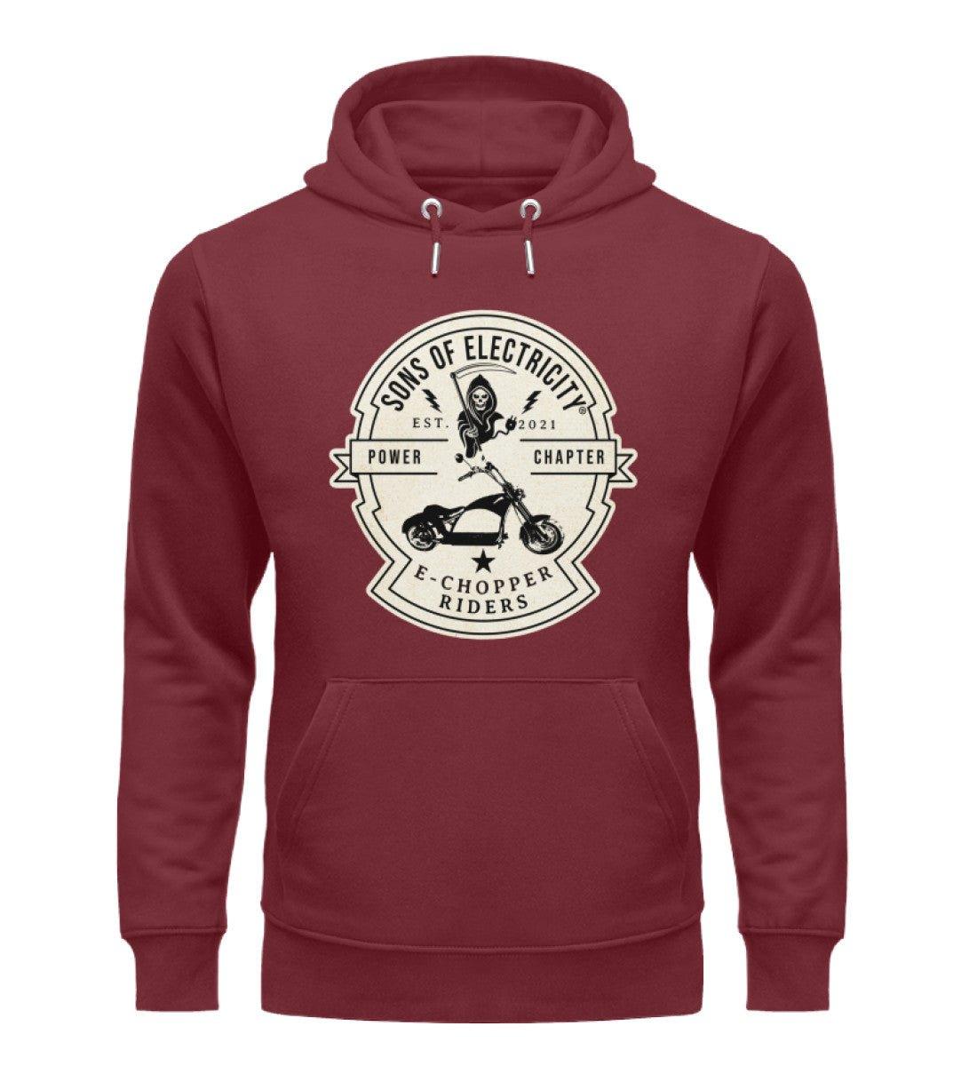 Organic Premium E-Chopper (1) Hoodie: SONS OF ELECTRICITY -