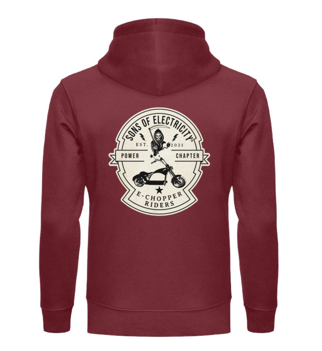Organic Premium E-Chopper (1) Hoodie: SONS OF ELECTRICITY -
