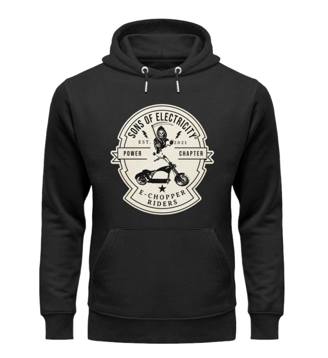 Organic Premium E-Chopper (1) Hoodie: SONS OF ELECTRICITY -