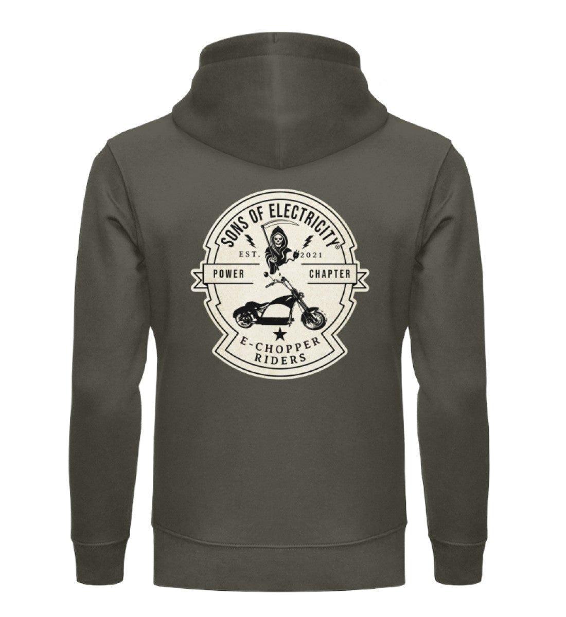 Organic Premium E-Chopper (1) Hoodie: SONS OF ELECTRICITY -