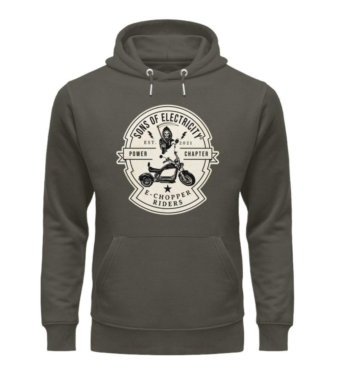 Organic Premium E-Chopper (2) Hoodie: SONS OF ELECTRICITY -
