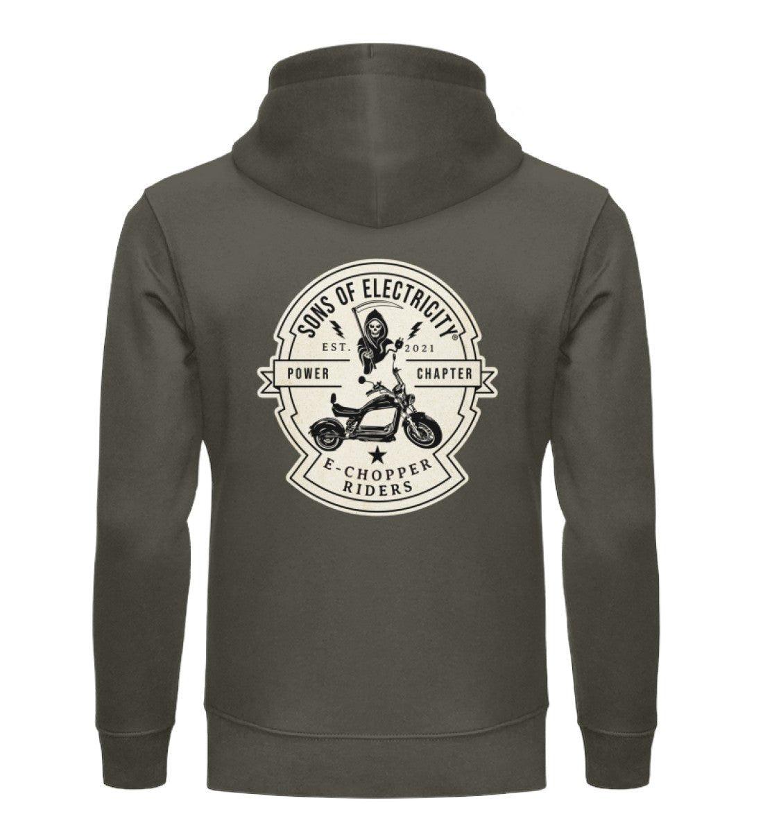Organic Premium E-Chopper (2) Hoodie: SONS OF ELECTRICITY -