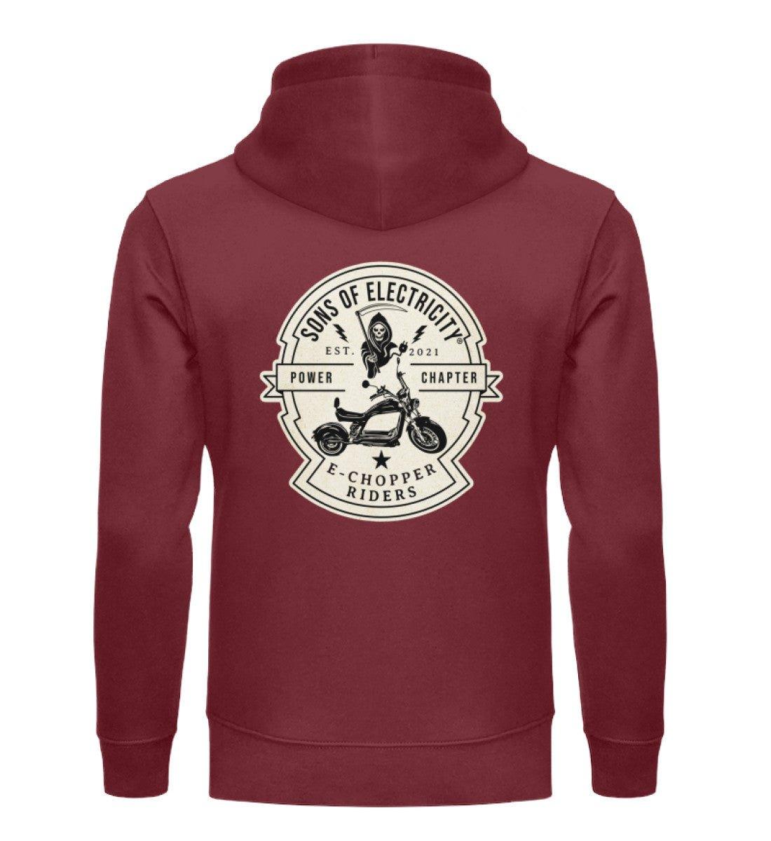 Organic Premium E-Chopper (2) Hoodie: SONS OF ELECTRICITY -