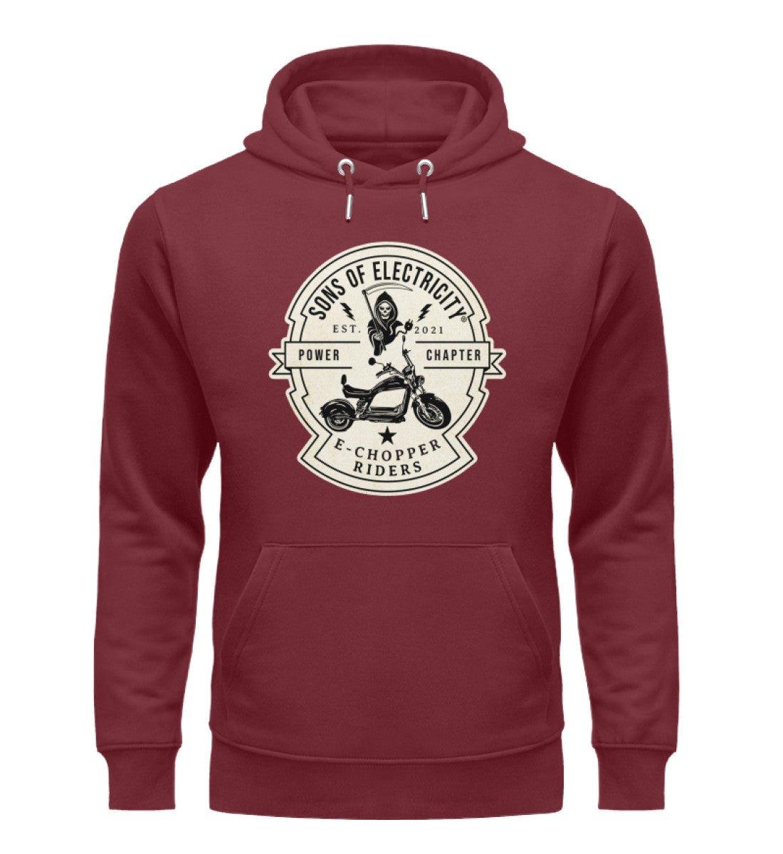 Organic Premium E-Chopper (2) Hoodie: SONS OF ELECTRICITY -