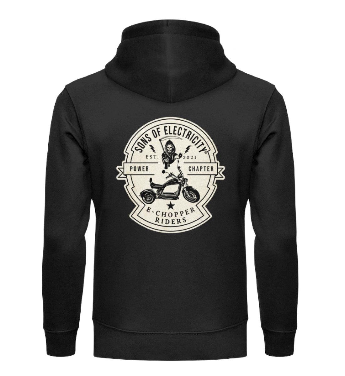 Organic Premium E-Chopper (2) Hoodie: SONS OF ELECTRICITY -