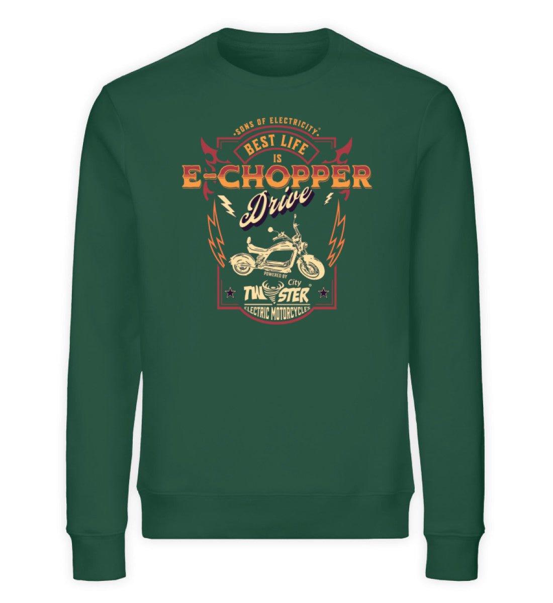 Organic Premium E-Chopper Sweatshirt: SONS OF ELECTRICITY -