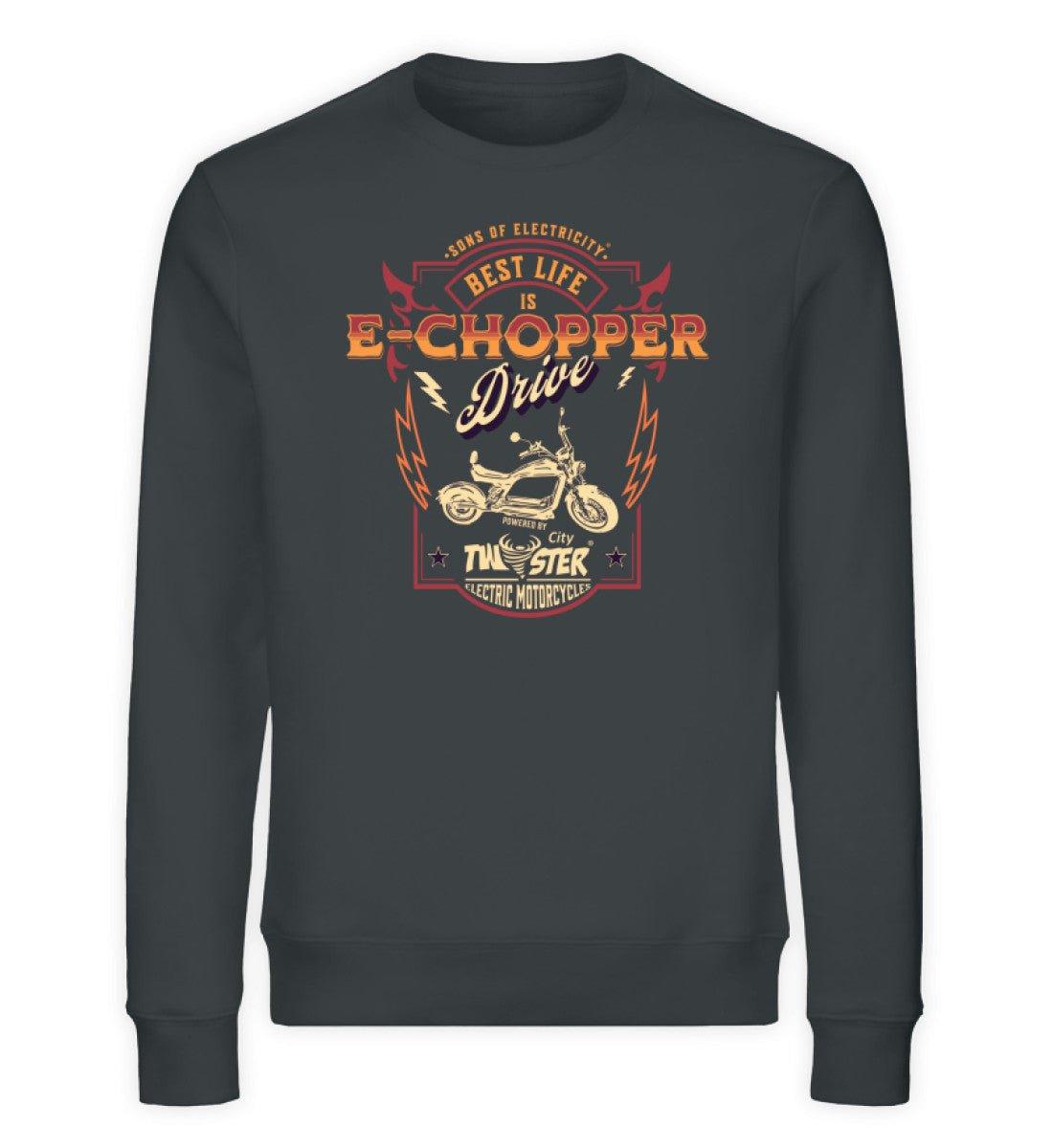 Organic Premium E-Chopper Sweatshirt: SONS OF ELECTRICITY -