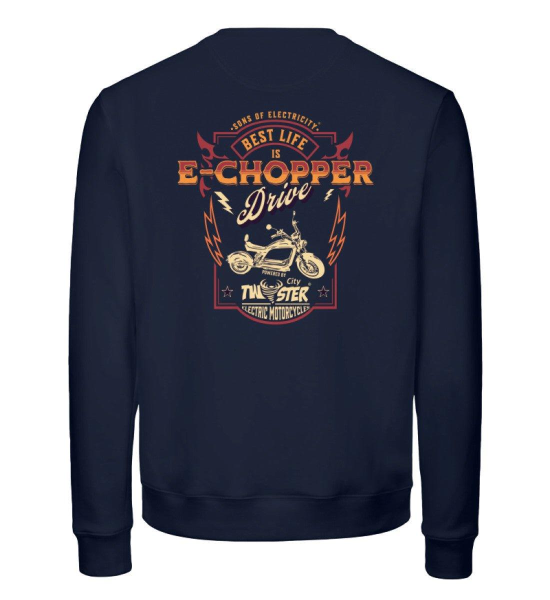 Organic Premium E-Chopper Sweatshirt: SONS OF ELECTRICITY-