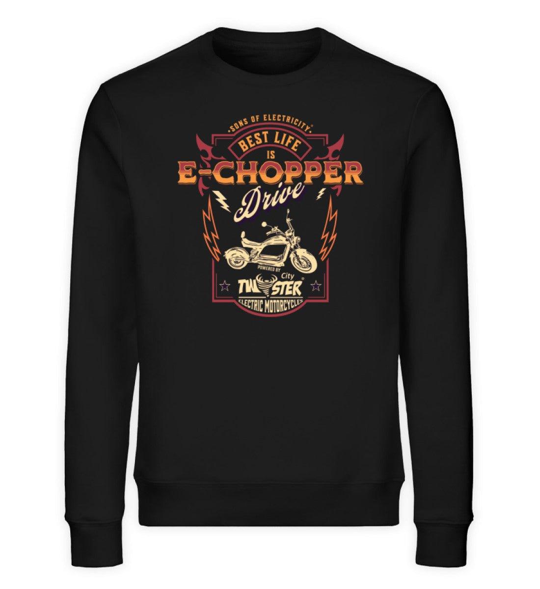 Organic Premium E-Chopper Sweatshirt: SONS OF ELECTRICITY -