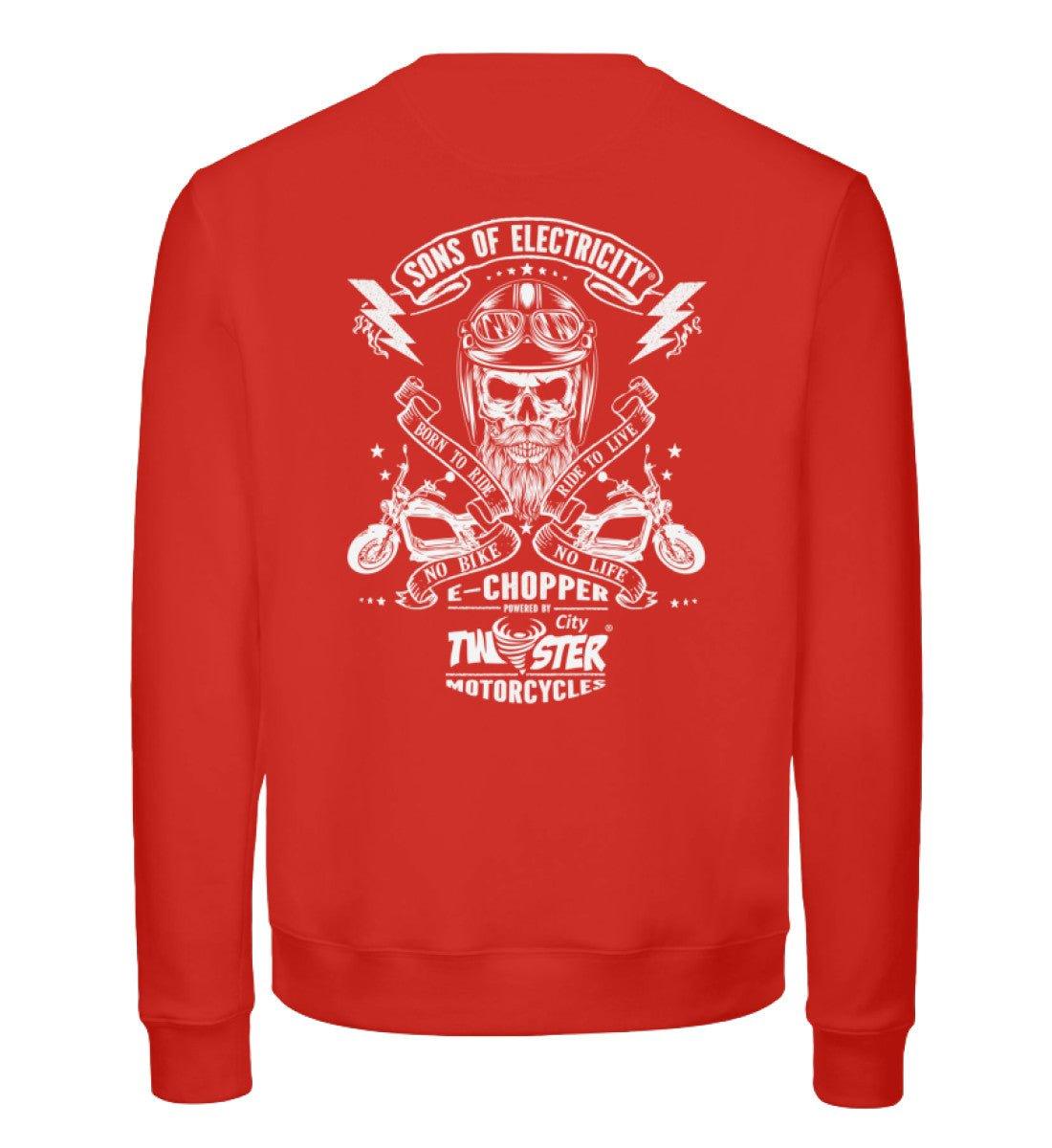 Organic Premium E-Chopper Sweatshirt: SONS OF ELECTRICITY -