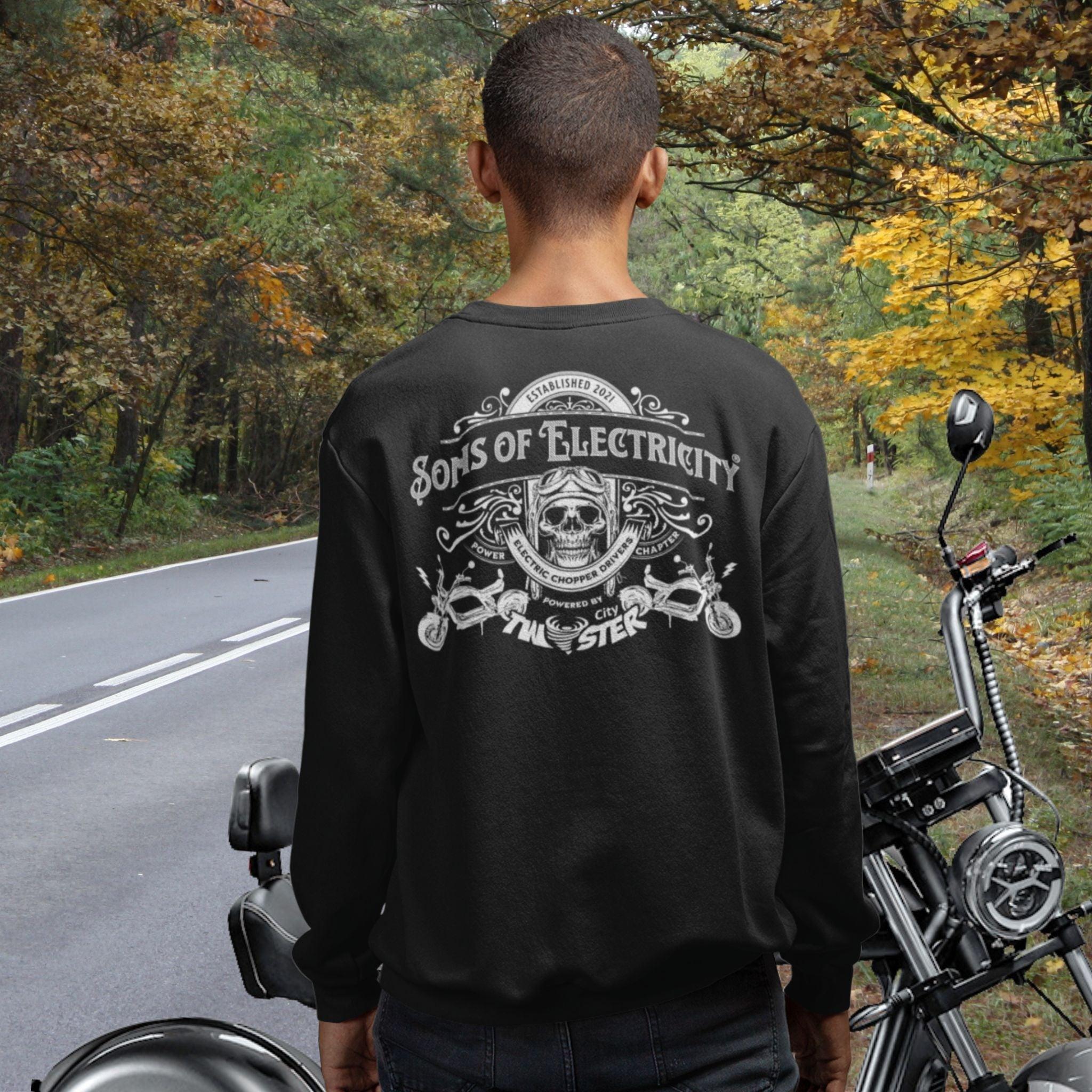 Organic Premium E-Chopper Sweatshirt: SONS OF ELECTRICITY –