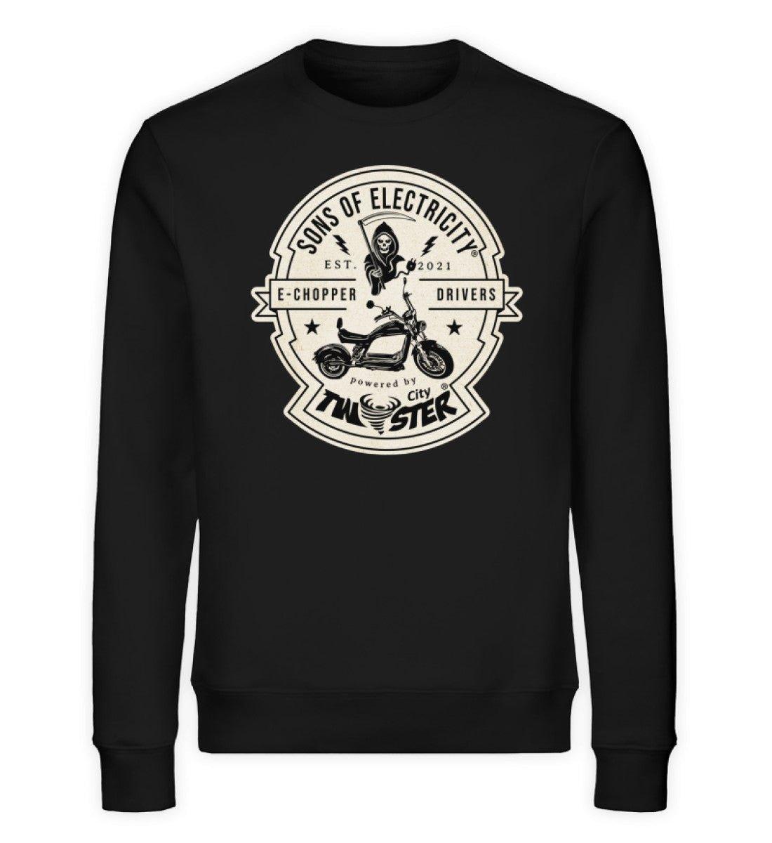 Organic Premium E-Chopper Sweatshirt: SONS OF ELECTRICITY –