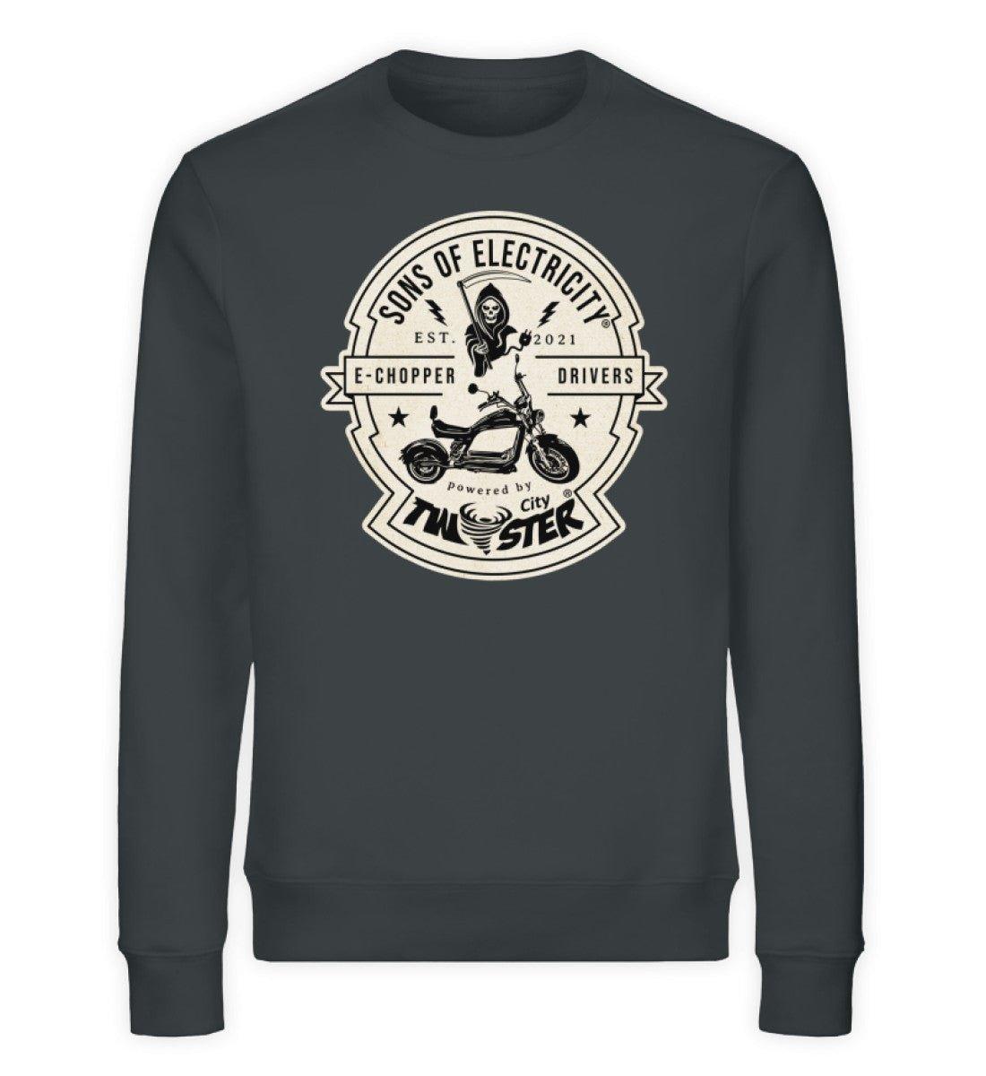 Organic Premium E-Chopper Sweatshirt: SONS OF ELECTRICITY –