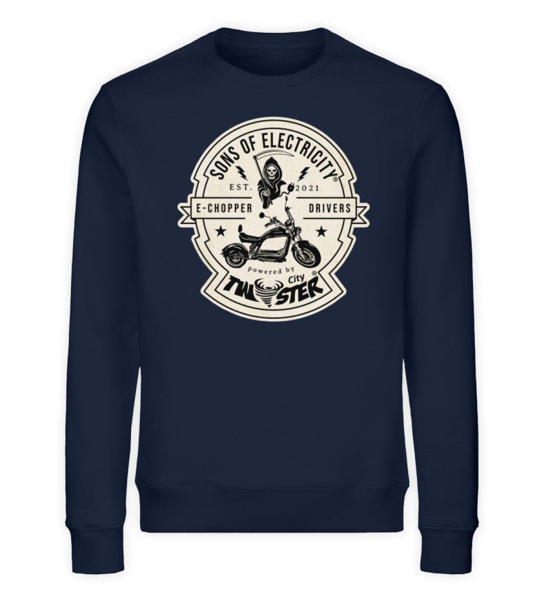 Organic Premium E-Chopper Sweatshirt: SONS OF ELECTRICITY –