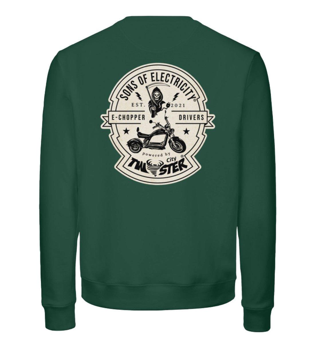 Organic Premium E-Chopper Sweatshirt: SONS OF ELECTRICITY –