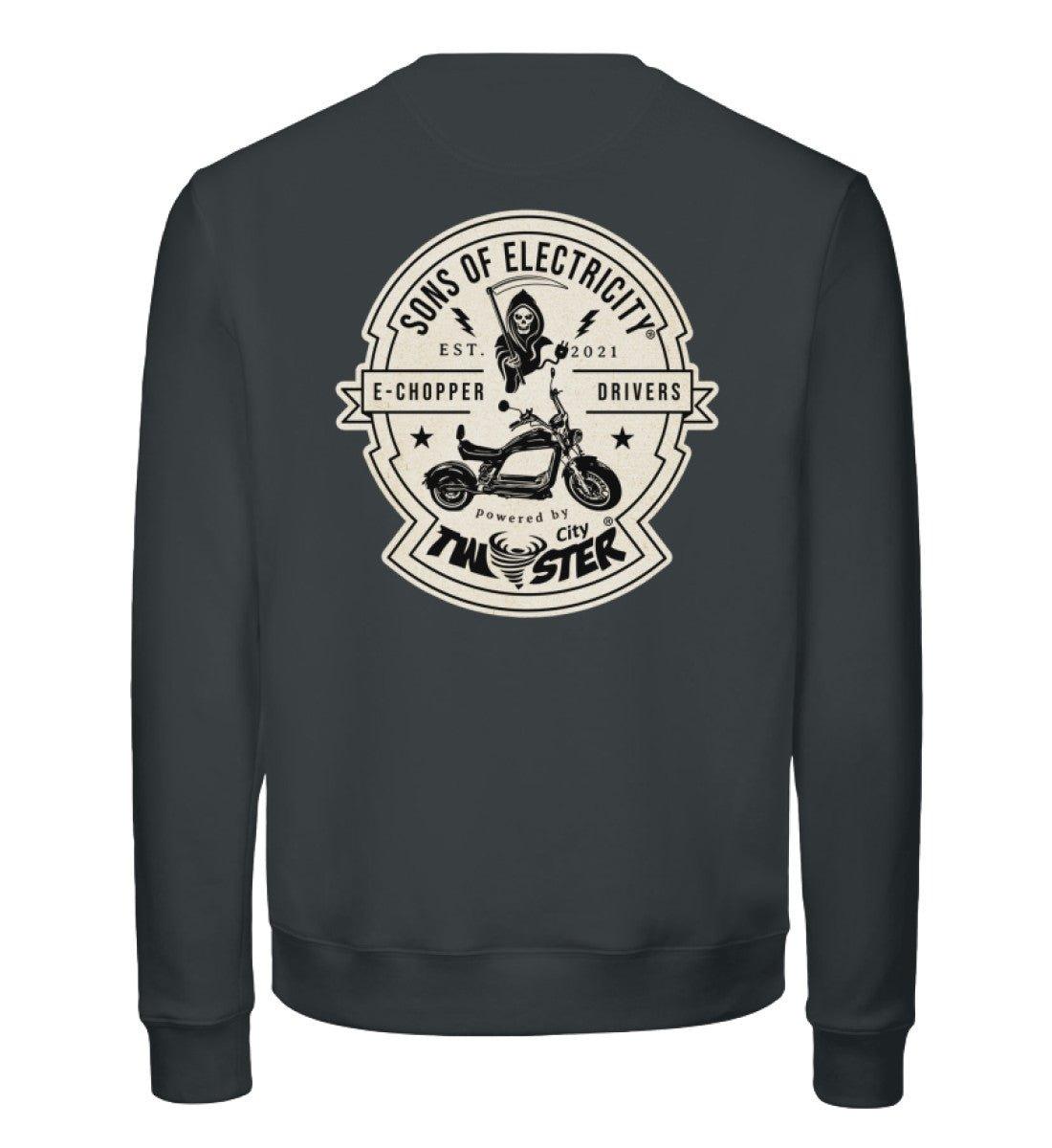 Organic Premium E-Chopper Sweatshirt: SONS OF ELECTRICITY –