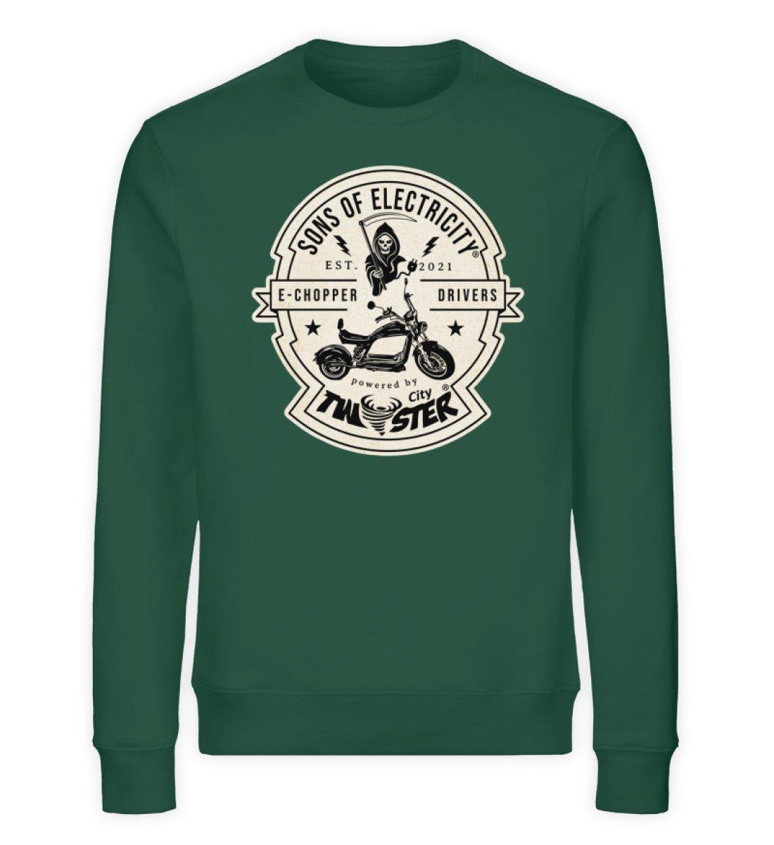 Organic Premium E-Chopper Sweatshirt: SONS OF ELECTRICITY –