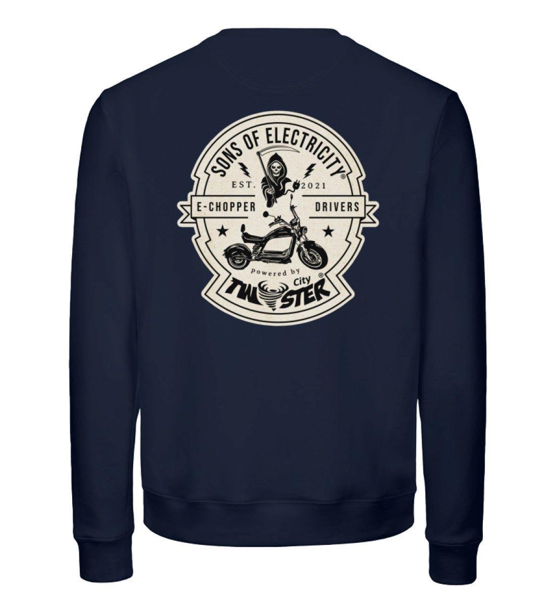 Organic Premium E-Chopper Sweatshirt: SONS OF ELECTRICITY –