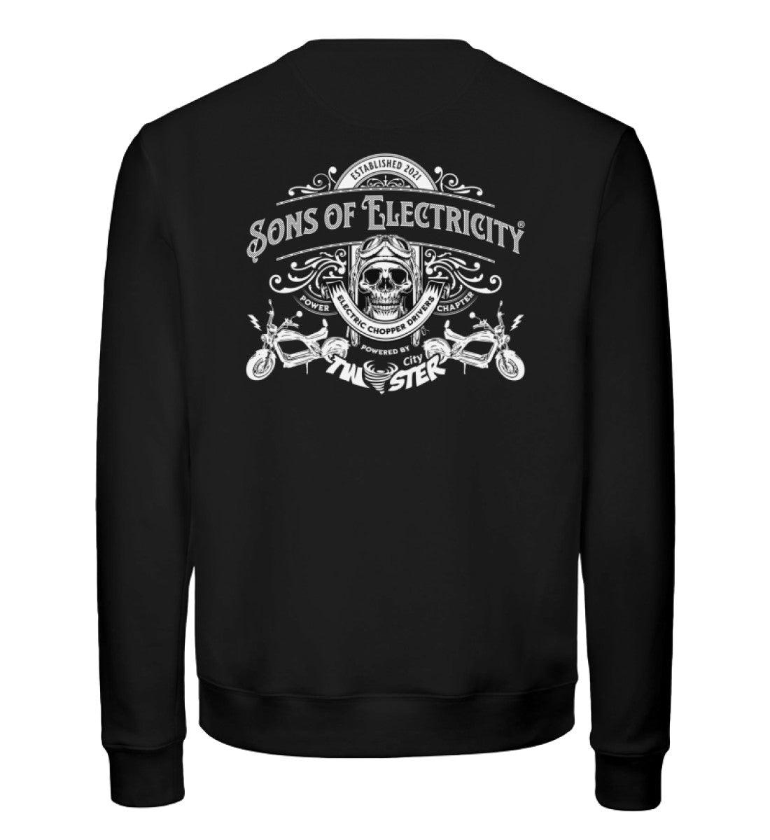 Organic Premium E-Chopper Sweatshirt: SONS OF ELECTRICITY –