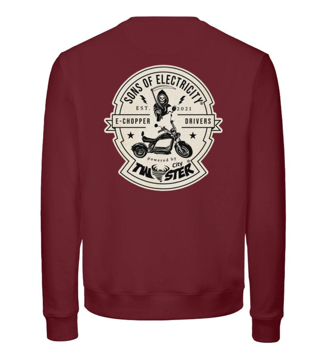 Organic Premium E-Chopper Sweatshirt: SONS OF ELECTRICITY –