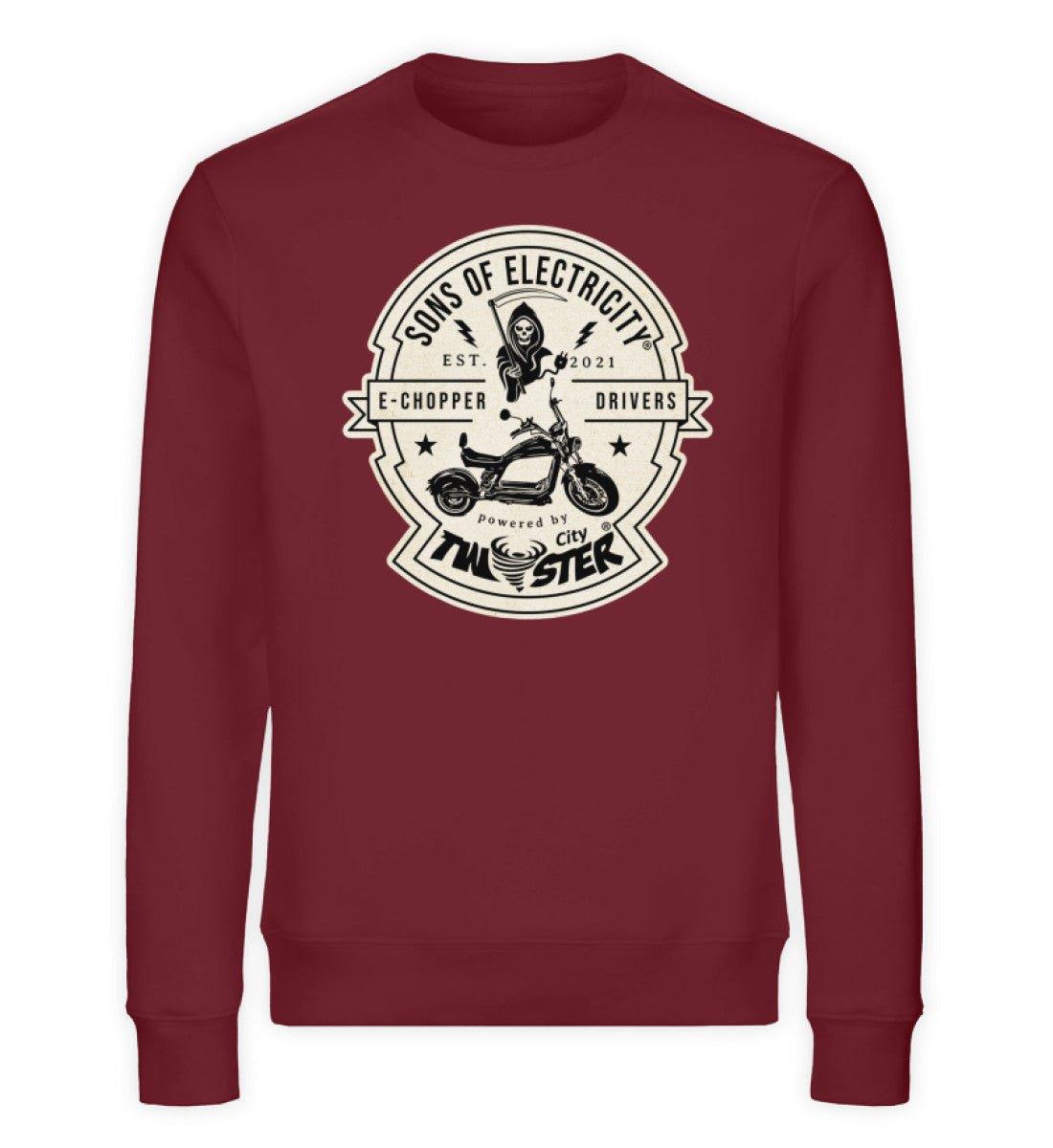 Organic Premium E-Chopper Sweatshirt: SONS OF ELECTRICITY –