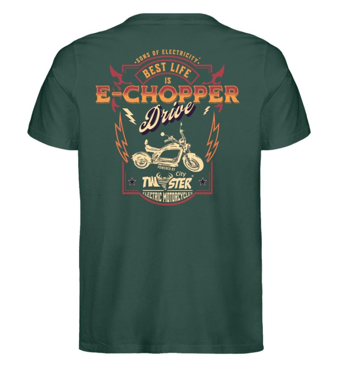 Organic Premium E-Chopper T-Shirt: SONS OF ELECTRICITY- Best