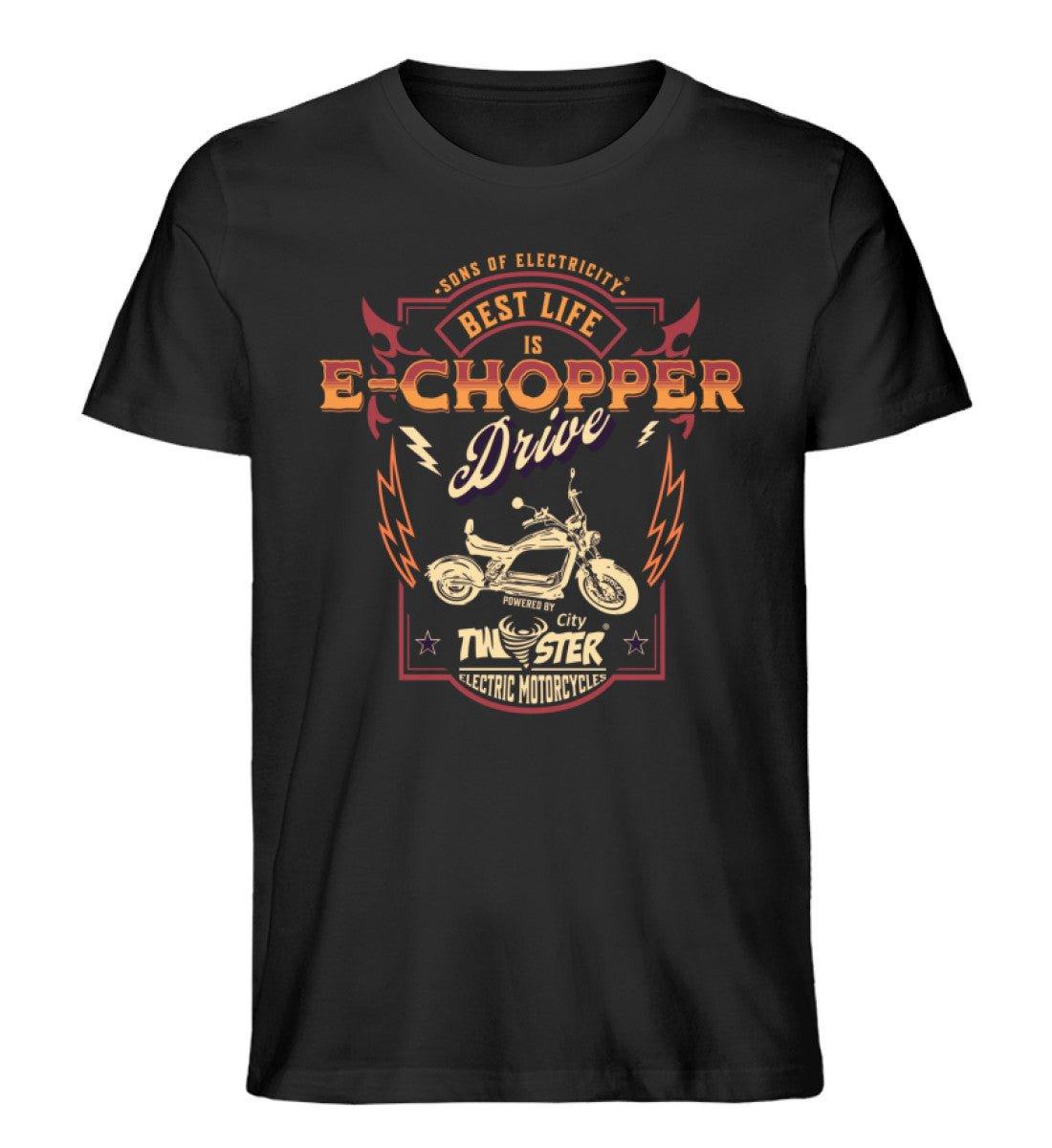 Organic Premium E-Chopper T-Shirt: SONS OF ELECTRICITY -