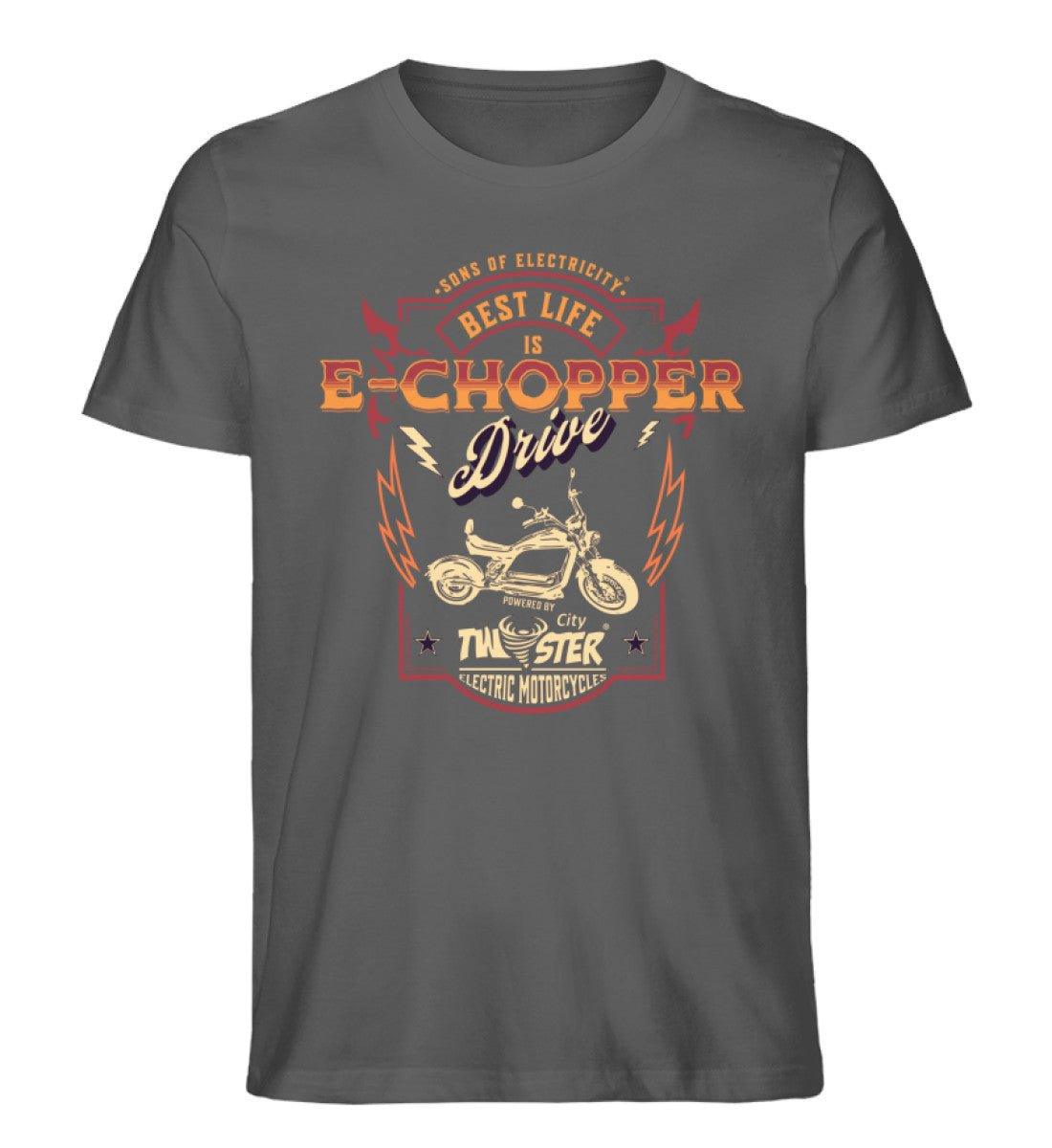 Organic Premium E-Chopper T-Shirt: SONS OF ELECTRICITY -