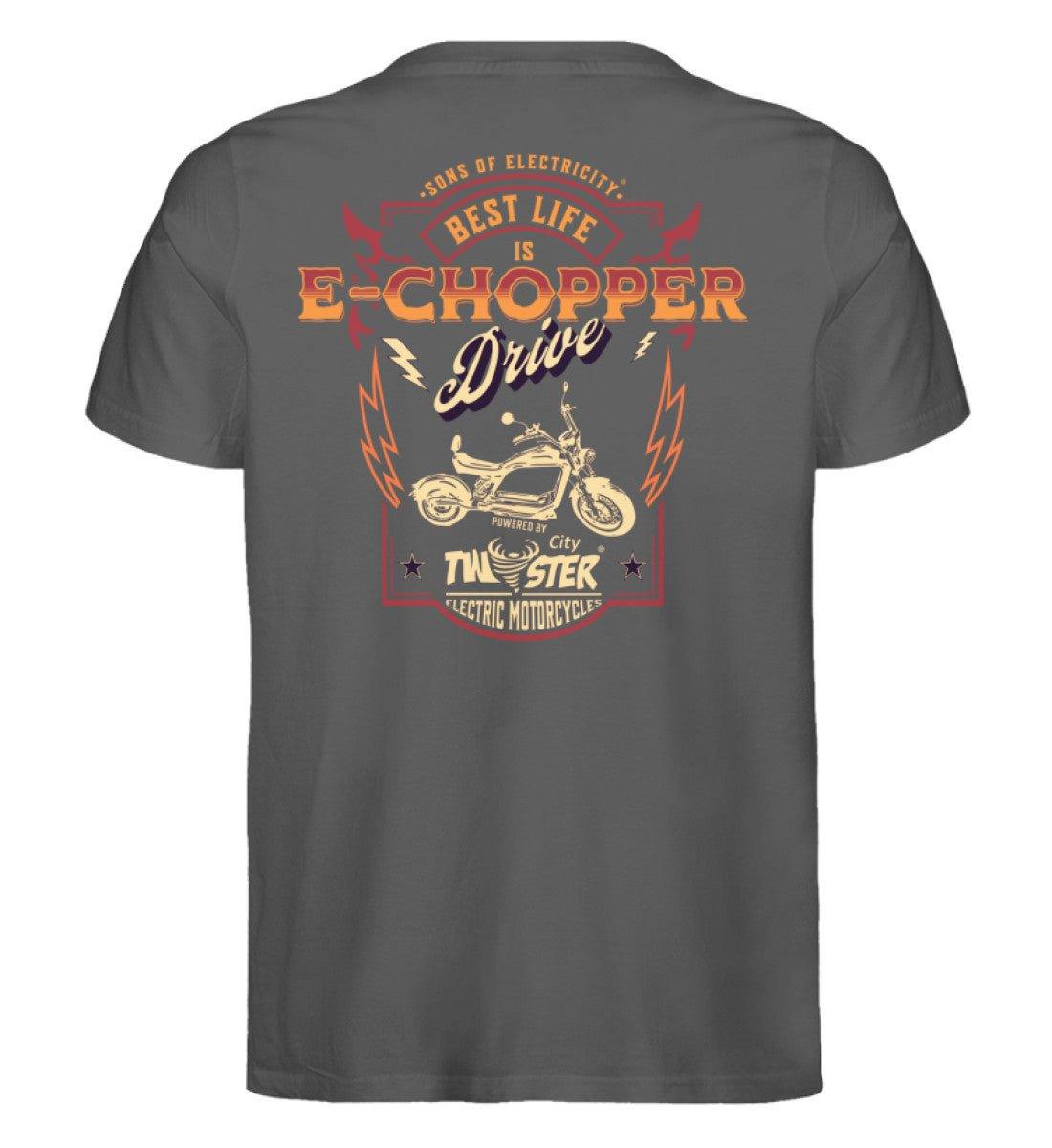 Organic Premium E-Chopper T-Shirt: SONS OF ELECTRICITY- Best