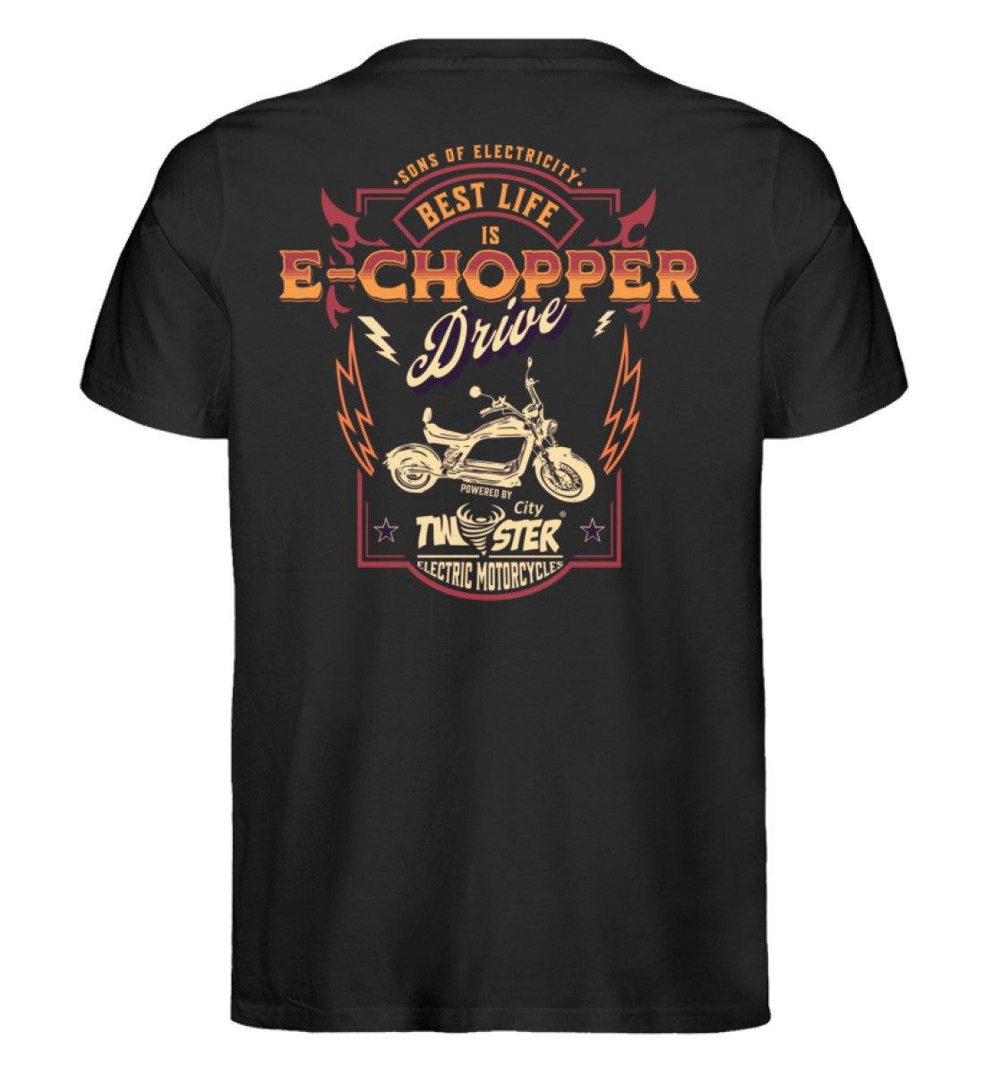 Organic Premium E-Chopper T-Shirt: SONS OF ELECTRICITY- Best