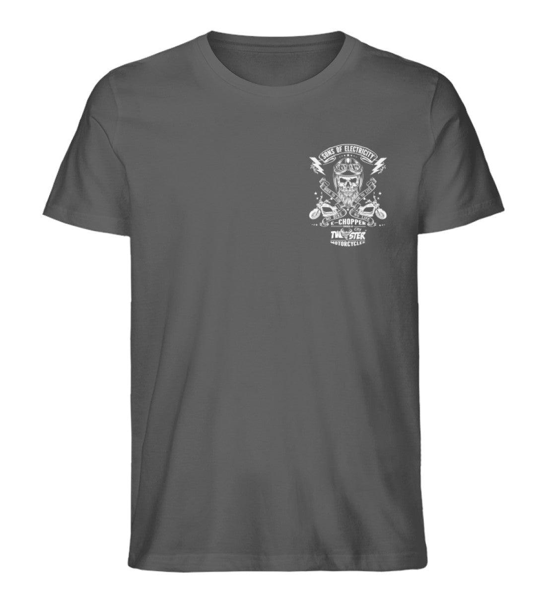 Organic Premium E-Chopper T-Shirt: SONS OF ELECTRICITY- Born