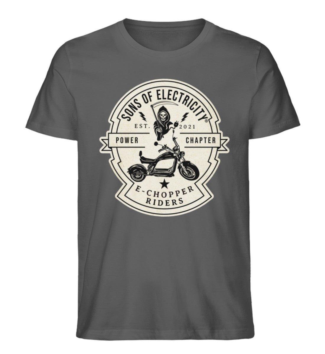Organic Premium E-Chopper (2) T-Shirt: SONS OF ELECTRICITY -