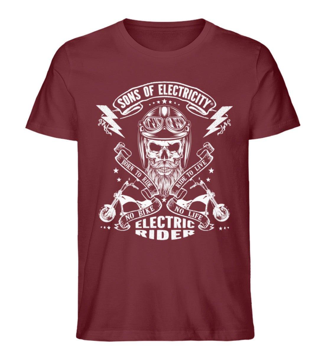 Organic Premium E-Chopper (1) T-Shirt: SONS OF ELECTRICITY