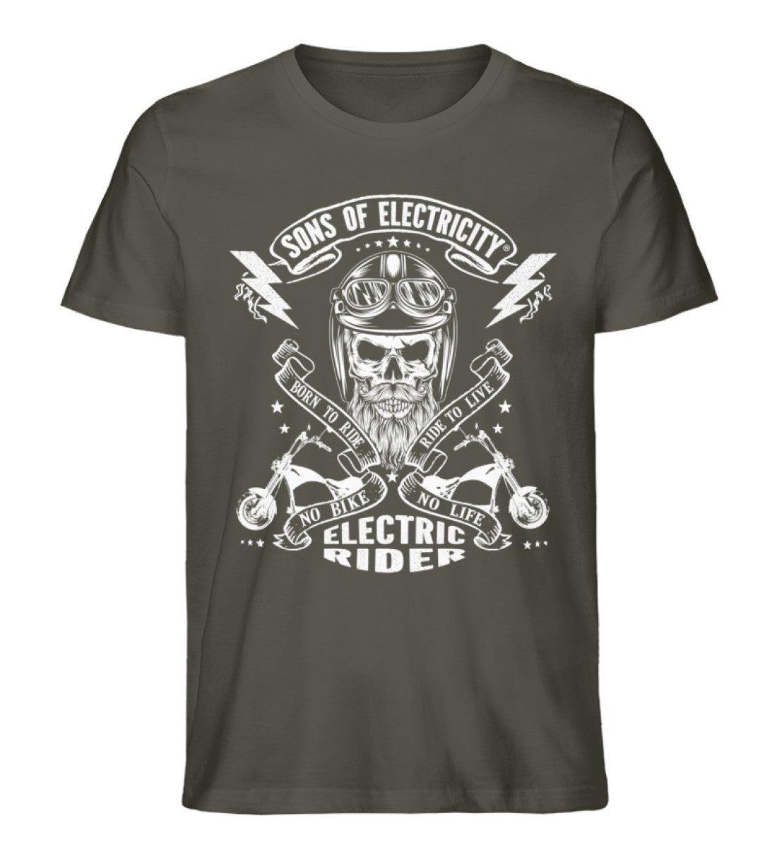 Organic Premium E-Chopper (1) T-Shirt: SONS OF ELECTRICITY