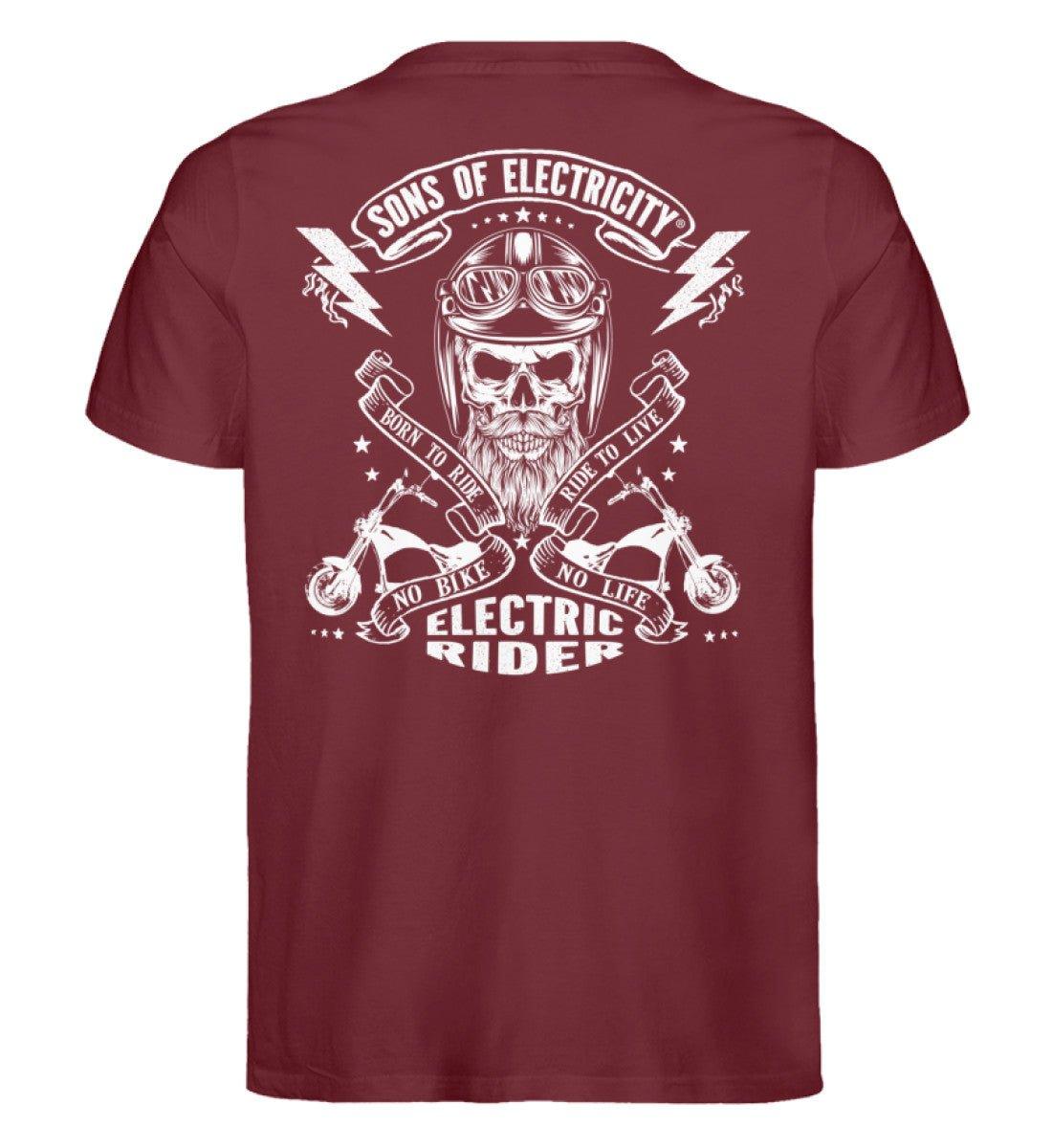 Organic Premium E-Chopper (1) T-Shirt: SONS OF ELECTRICITY