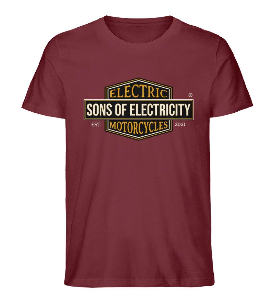 Organic Premium E-Chopper und E-Motorrad T-Shirt: SONS